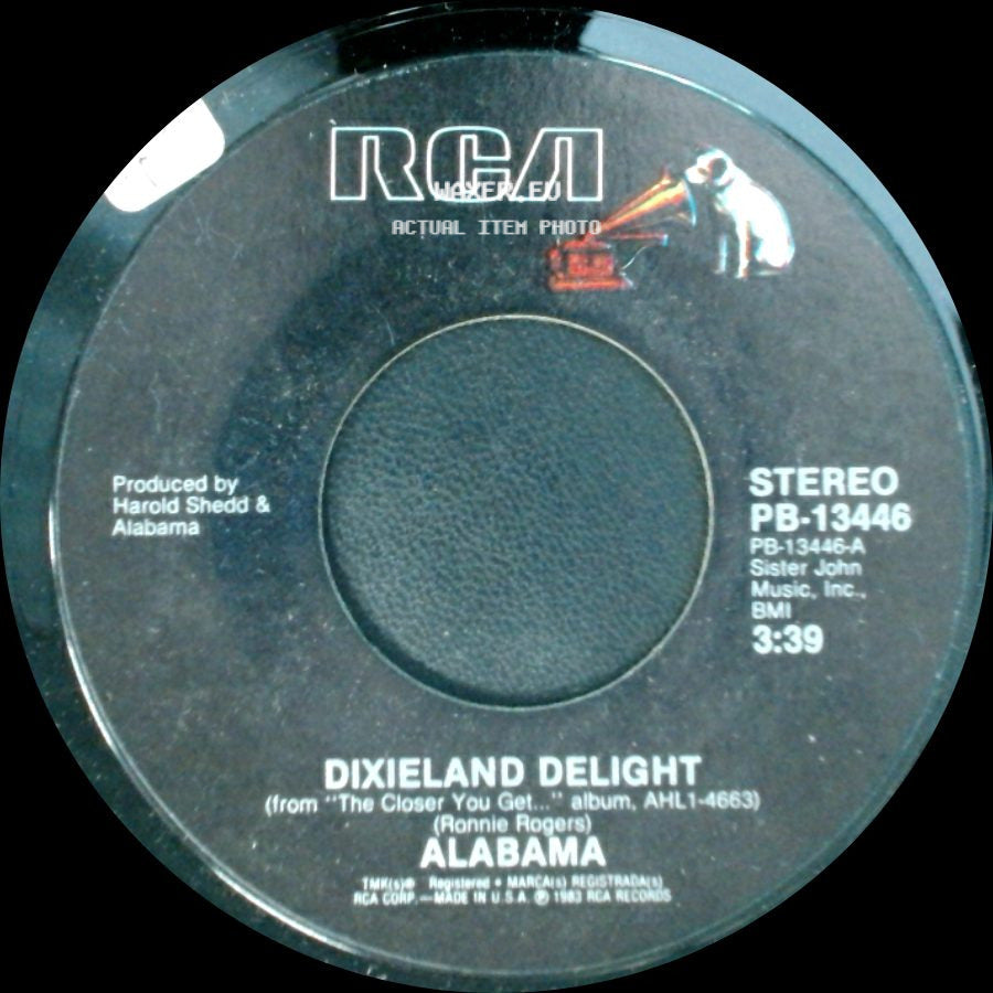 Alabama - Dixieland Delight / Very Special Love side A