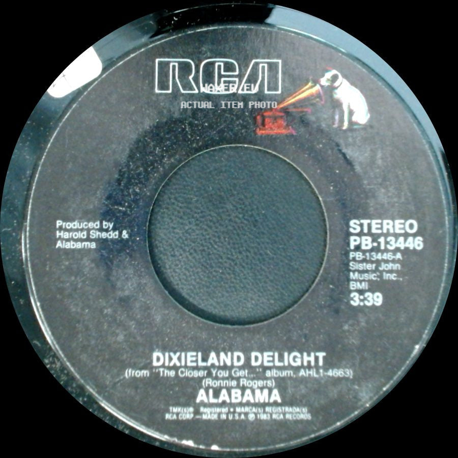 Alabama - Dixieland Delight / Very Special Love side A