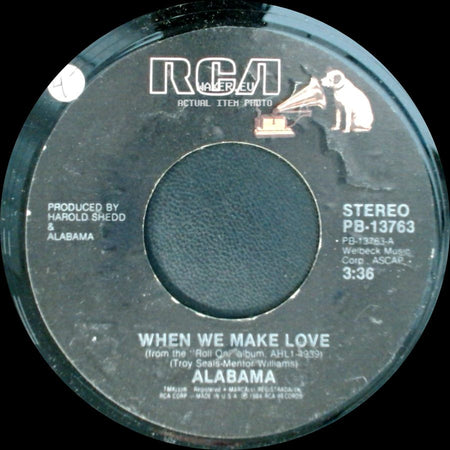Alabama - When We Make Love / Carolina Mountain Dewe side A