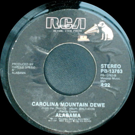 Alabama - When We Make Love / Carolina Mountain Dewe side B