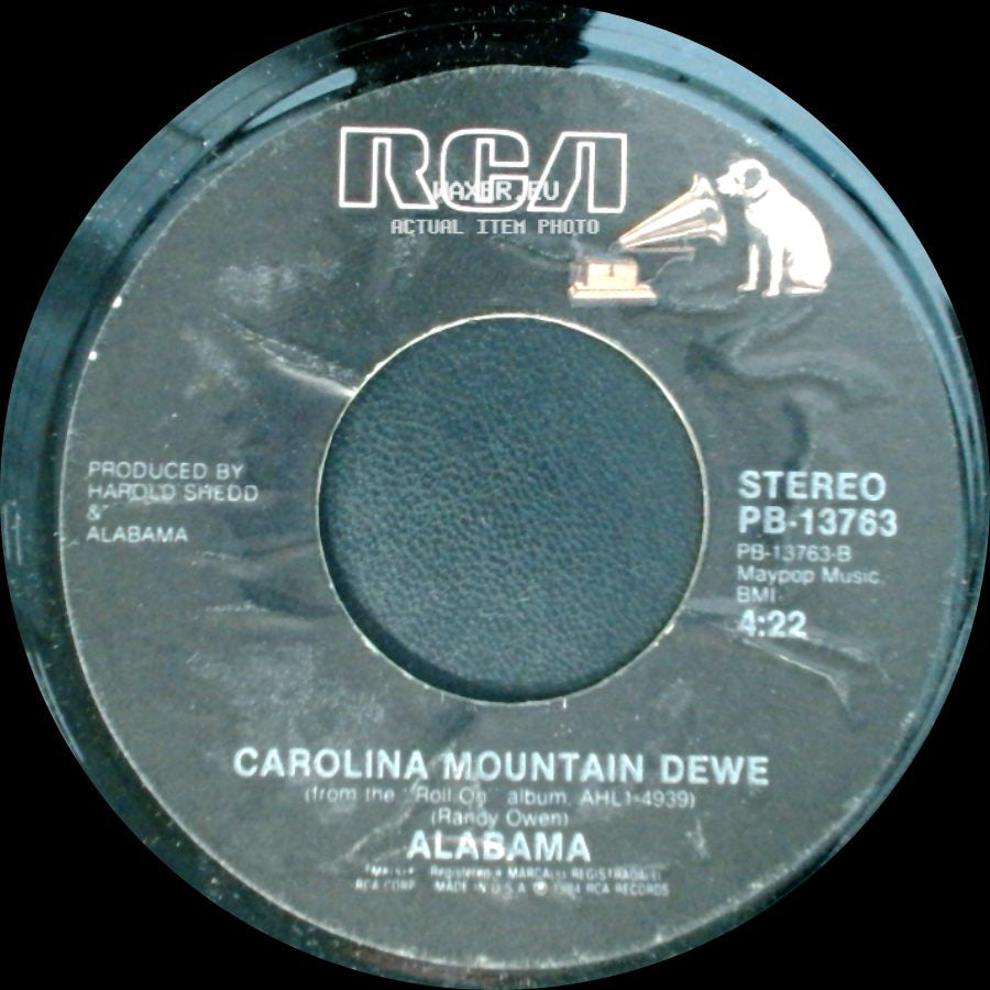 Alabama - When We Make Love / Carolina Mountain Dewe side B