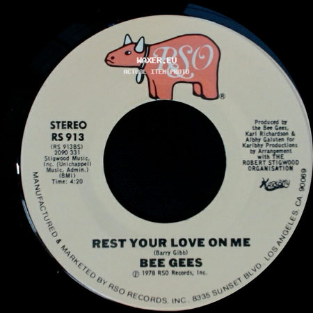 Bee Gees - Too Much Heaven / Rest Your Love On Me side B