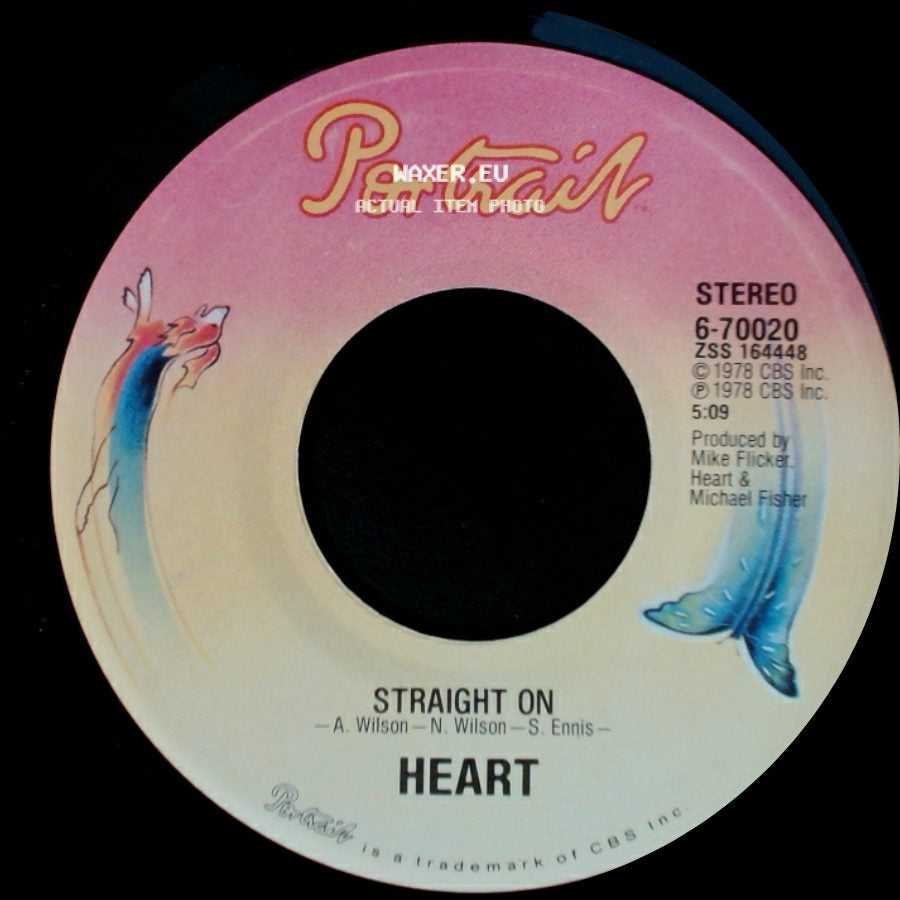 Heart - Lighter Touch / Straight On side B