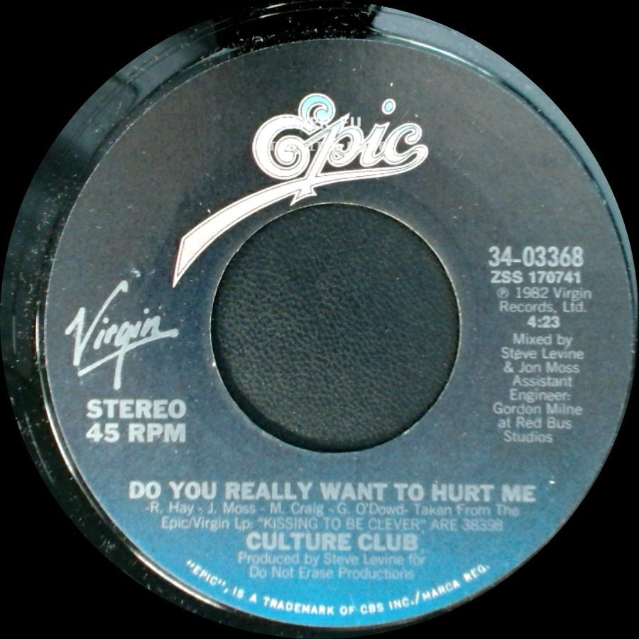 Culture Club - Do You Really Want To Hurt Me / You Know I'm Not Crazy side A