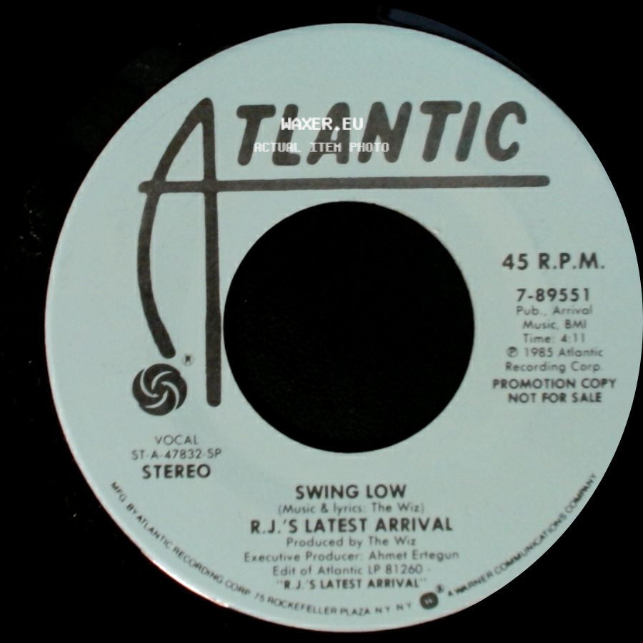 R.J.'s Latest Arrival - Swing Low / Swing Low side B