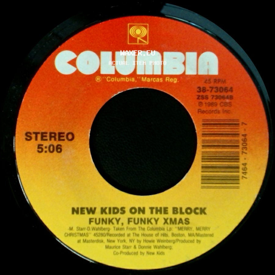 New Kids On The Block - This One's For The Children / Funky, Funky Xmas side B