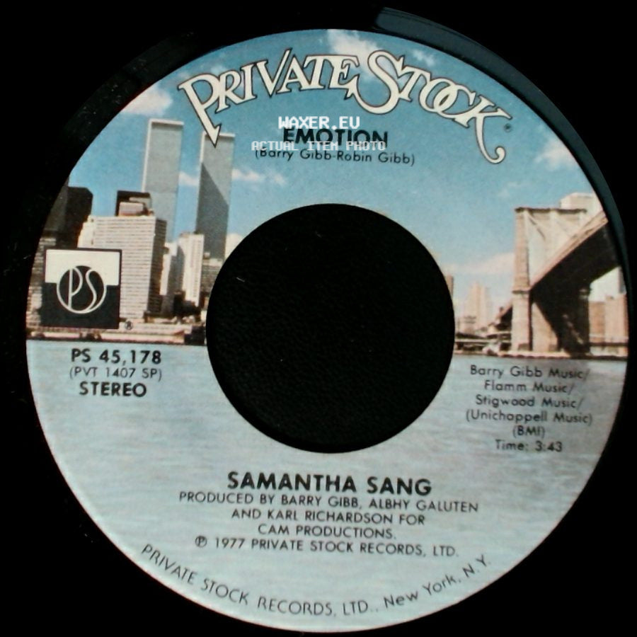 Samantha Sang - When Love Is Gone / Emotion side B