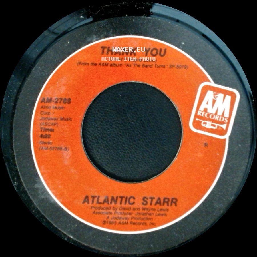 Atlantic Starr - Thank You / Secret Lovers side A