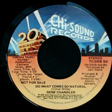 Gene Chandler - Do What Comes So Natural / Do What Comes So Natural side B