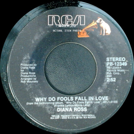 Diana Ross - Why Do Fools Fall In Love / Think I'm In Love side A
