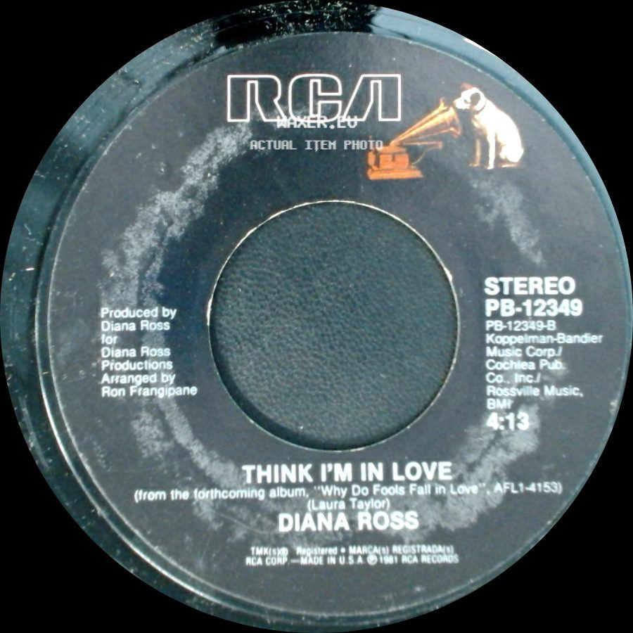 Diana Ross - Why Do Fools Fall In Love / Think I'm In Love side B