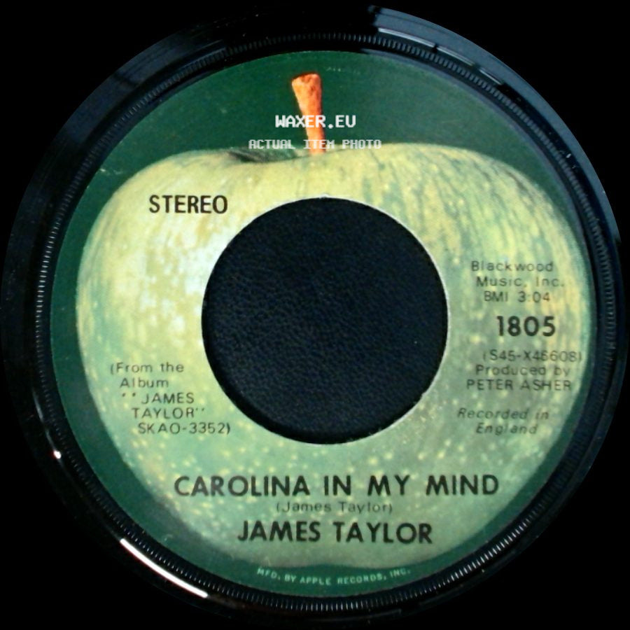 James Taylor - Something's Wrong / Carolina In My Mind side B
