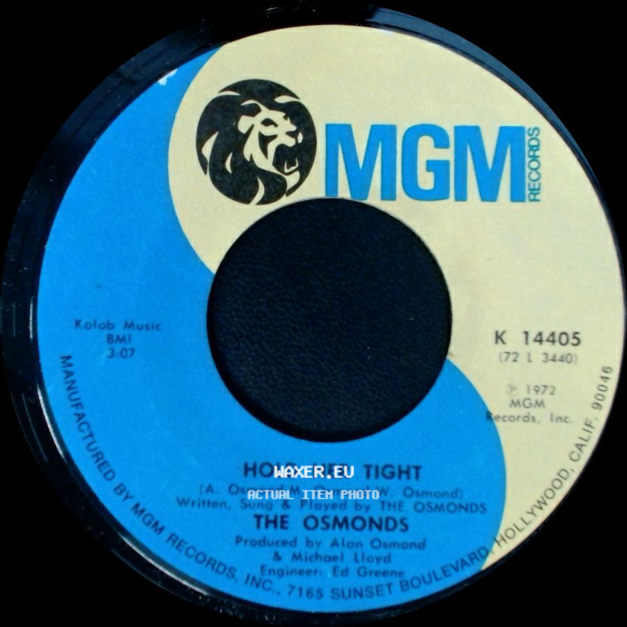 The Osmonds - Love Is / Hold Her Tight side B