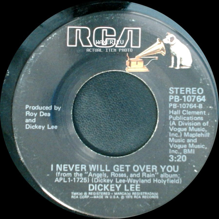 Dickey Lee - 9,999,999 Tears / I Never Will Get Over You side B