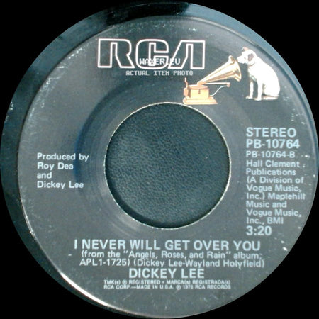 Dickey Lee - 9,999,999 Tears / I Never Will Get Over You side B