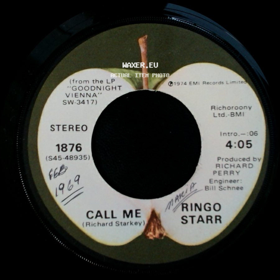 Ringo Starr - Call Me / Only You side A