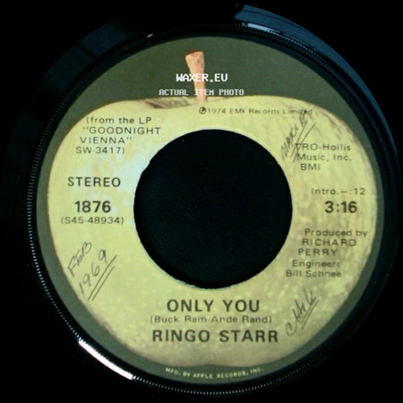 Ringo Starr - Call Me / Only You side B