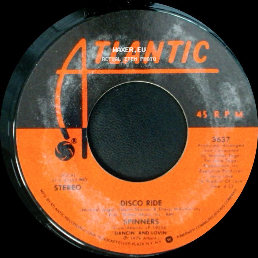 Spinners - Disco Ride / Medley Working My Way Back To You / Forgive Me, Girl side A
