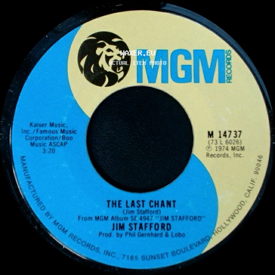 Jim Stafford - The Last Chant / Wildwood Weed side A