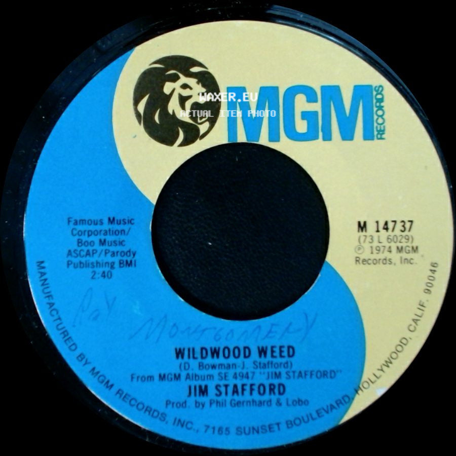 Jim Stafford - The Last Chant / Wildwood Weed side B
