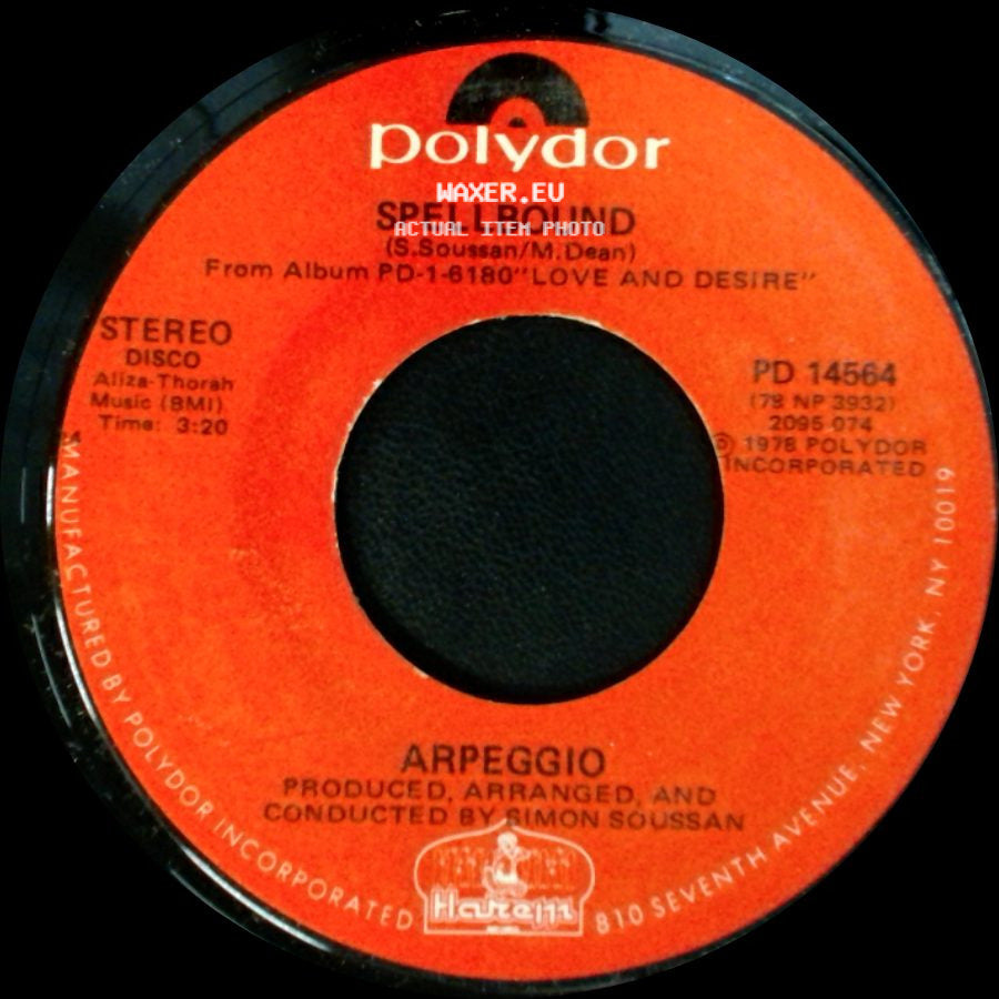 Arpeggio - Spellbound / Runaway side A