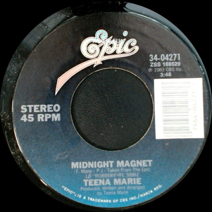 Teena Marie - Midnight Magnet (Instrumental Version) / Midnight Magnet side B