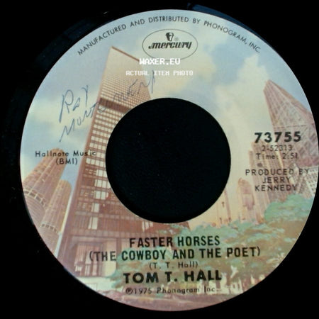 Tom T. Hall - No New Friends Please / Faster Horses (The Cowboy And The Poet) side B