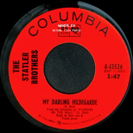 The Statler Brothers - My Darling Hildegarde / The Doodlin' Song side A