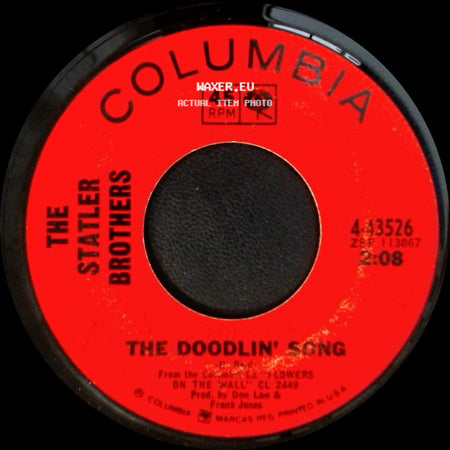 The Statler Brothers - My Darling Hildegarde / The Doodlin' Song side B