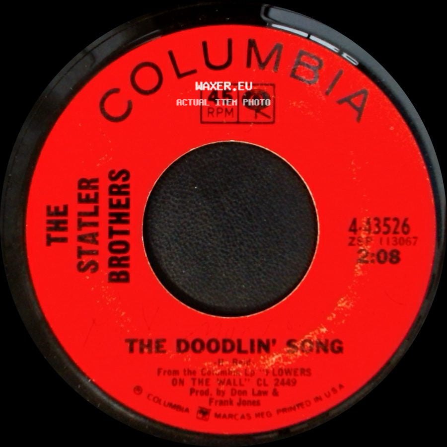 The Statler Brothers - My Darling Hildegarde / The Doodlin' Song side B