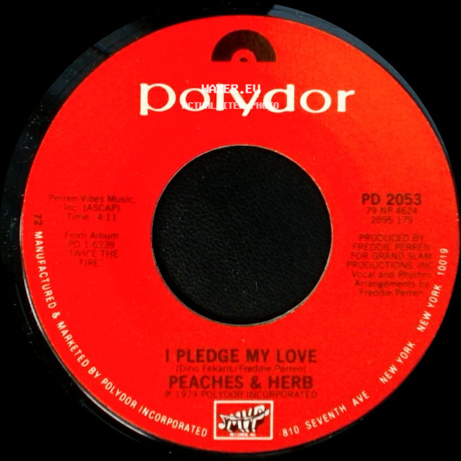 Peaches & Herb - (I Want Us) Back Together / I Pledge My Love side B