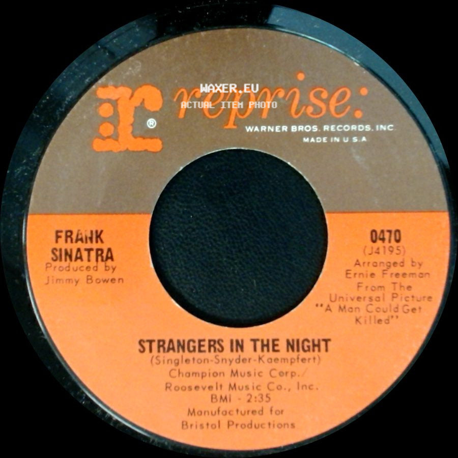 Frank Sinatra - Strangers In The Night / Oh, You Crazy Moon side A