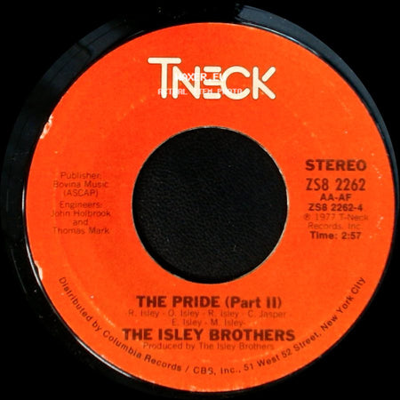 The Isley Brothers - The Pride (Part I) / The Pride (Part Ii) side B