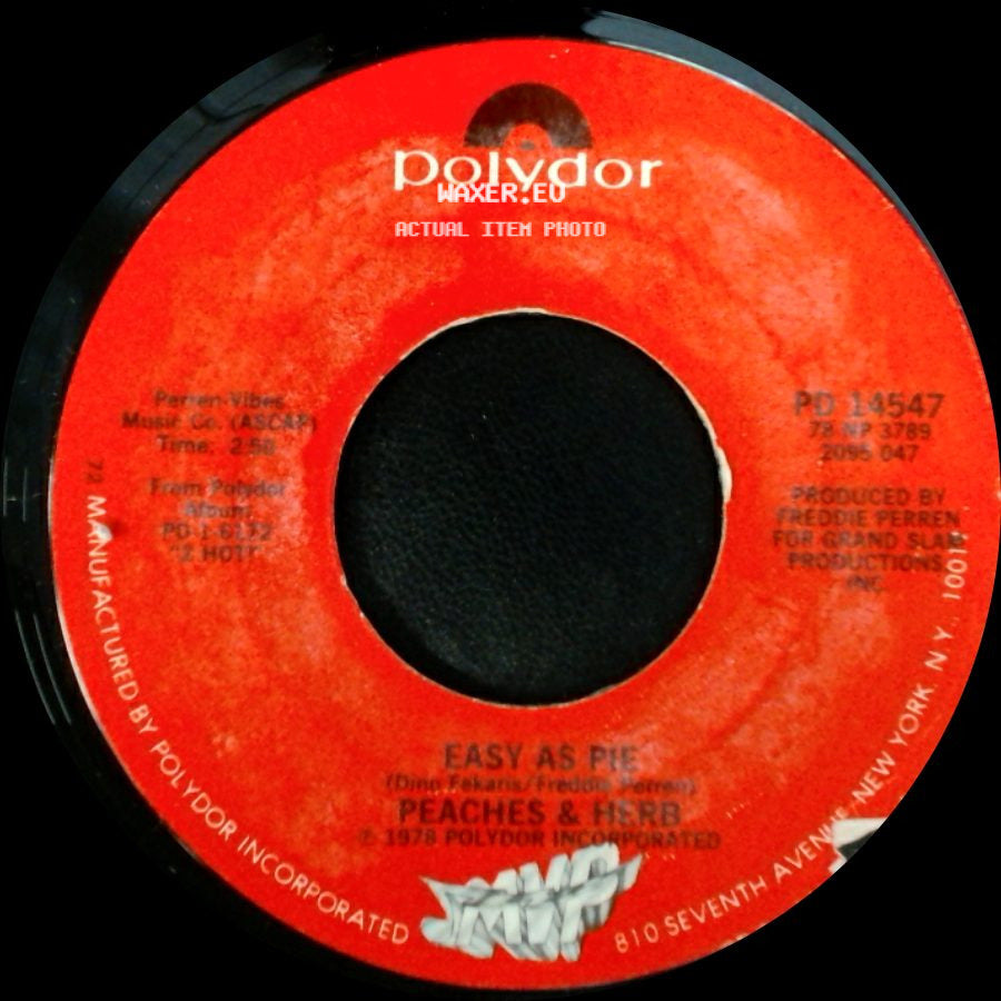 Peaches & Herb - Easy As Pie / Easy As Pie side B