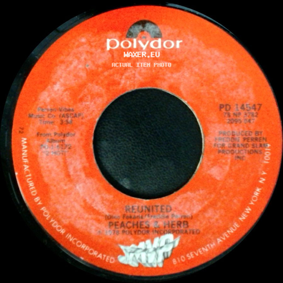 Peaches & Herb - Easy As Pie / Reunited side B