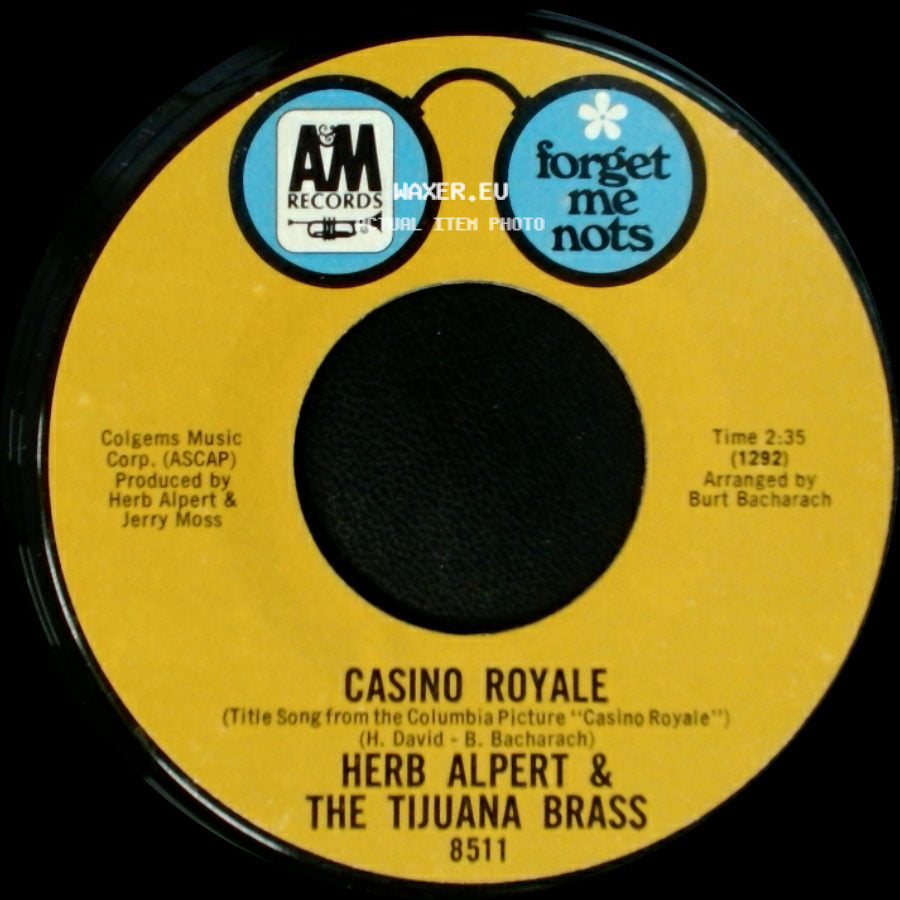 Herb Alpert & The Tijuana Brass - The Happening / Casino Royale side B