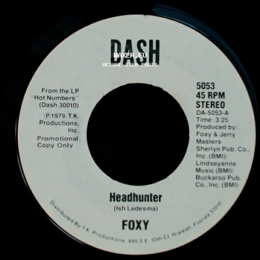 Foxy - Headhunter / Headhunter side A