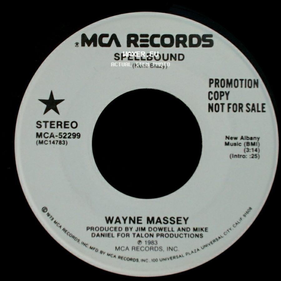 Wayne Massey - Spellbound / Spellbound side B