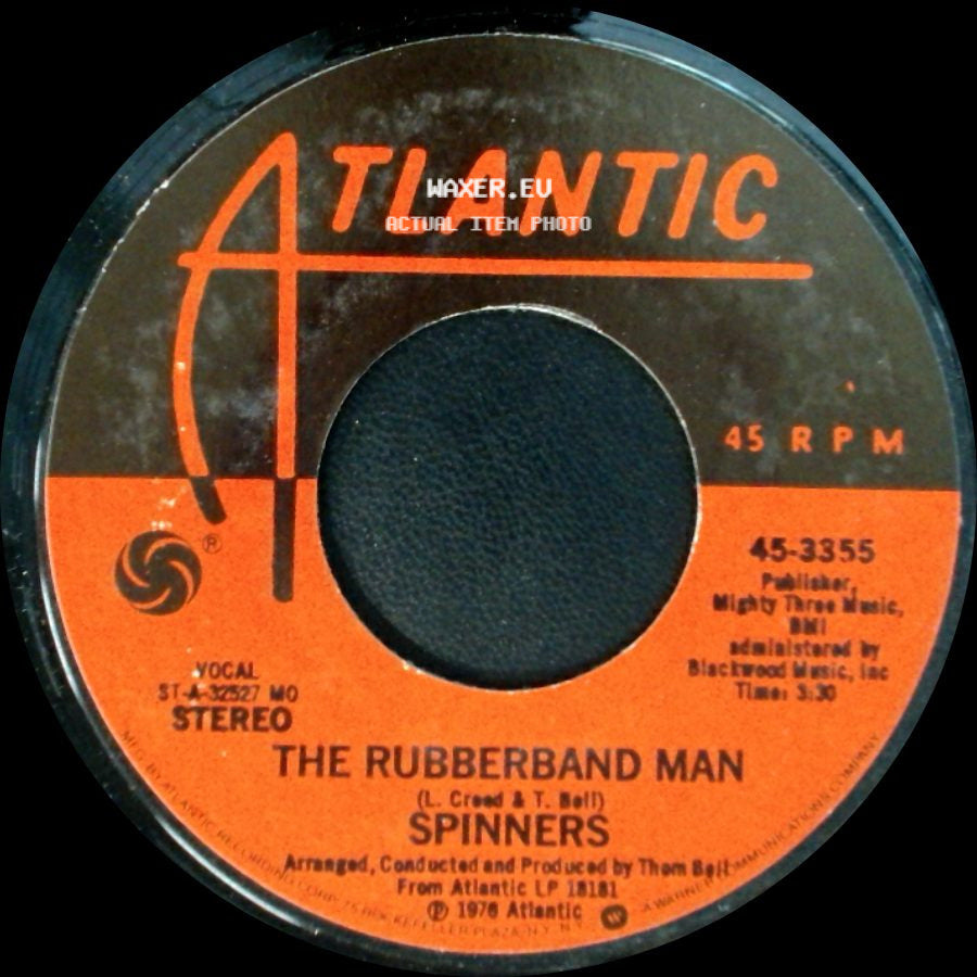 Spinners - Now That We're Together / The Rubberband Man side B