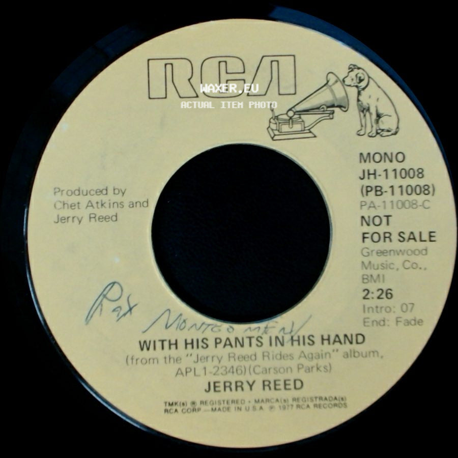 Jerry Reed - With His Pants In His Hand / With His Pants In His Hand side A