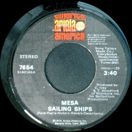 Mesa - City Lights / Sailing Ships side B