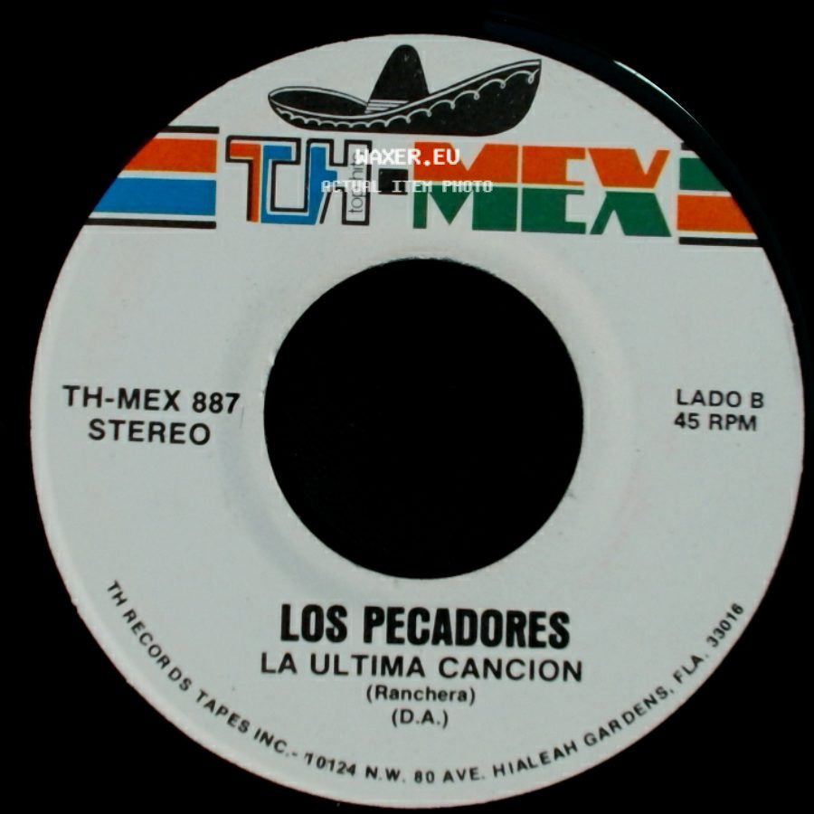 Los Pecadores - No Compares Mi Amor / La Ultima Cancion side B