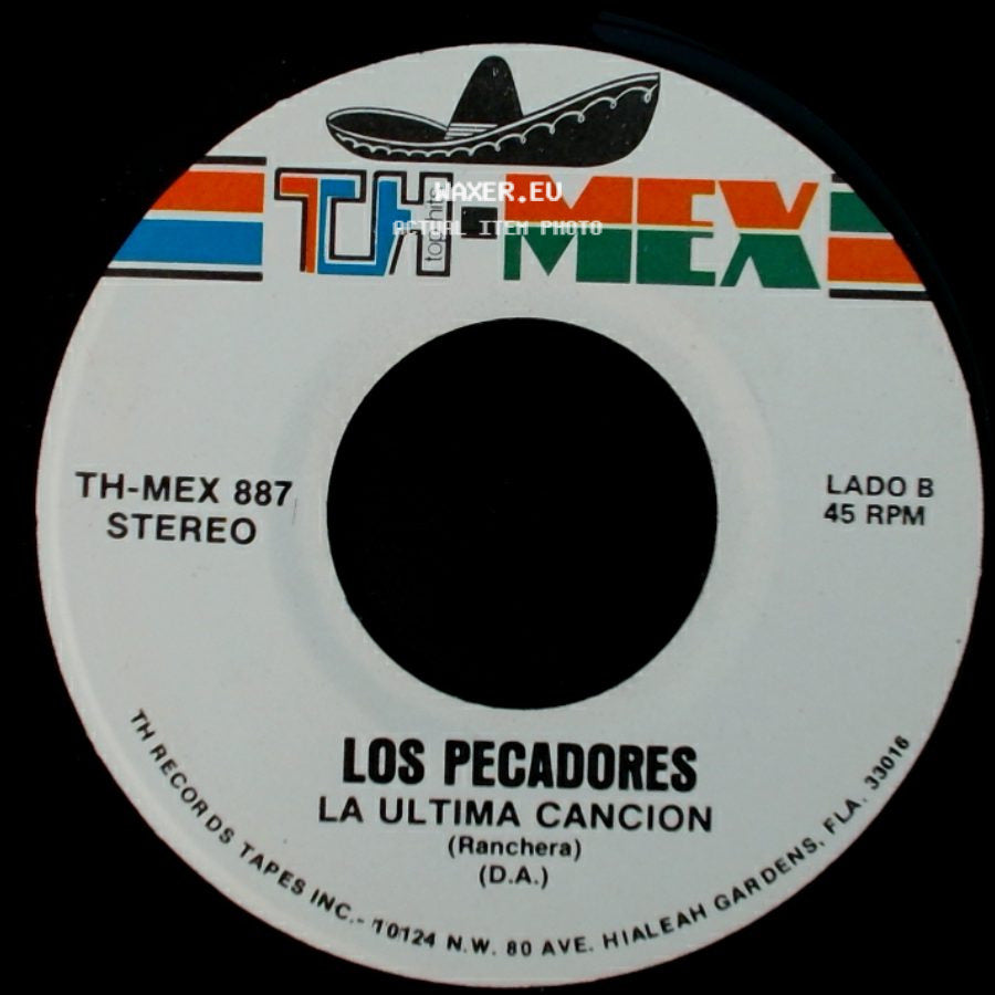 Los Pecadores - No Compares Mi Amor / La Ultima Cancion side B