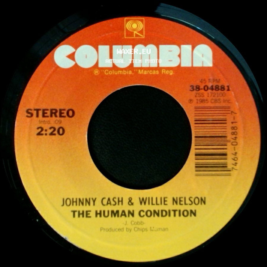 Johnny Cash & Willie Nelson / Waylon Jennings, Willie Nelson, Johnny Cash, Kris Kristofferson - The Human Condition / Highwayman side A