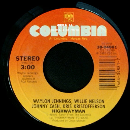 Johnny Cash & Willie Nelson / Waylon Jennings, Willie Nelson, Johnny Cash, Kris Kristofferson - The Human Condition / Highwayman side B