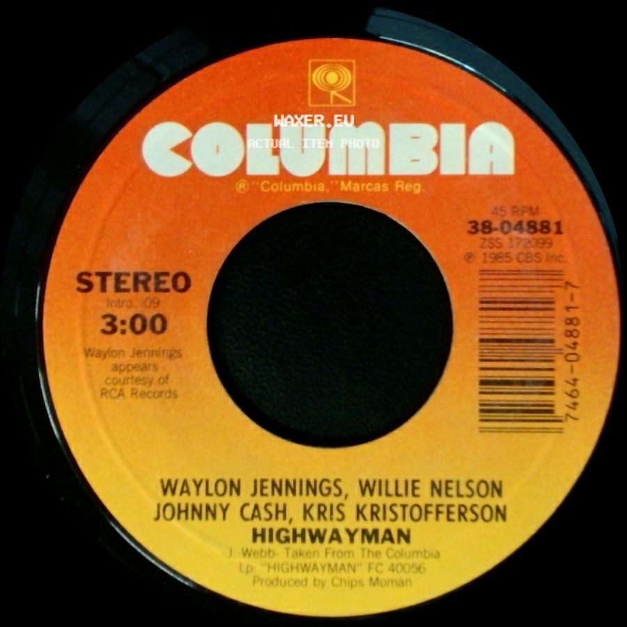 Johnny Cash & Willie Nelson / Waylon Jennings, Willie Nelson, Johnny Cash, Kris Kristofferson - The Human Condition / Highwayman side B