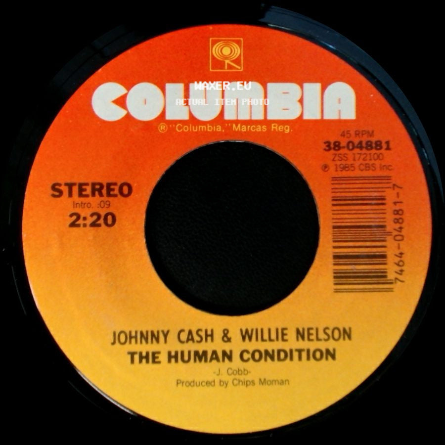 Johnny Cash & Willie Nelson / Waylon Jennings, Willie Nelson, Johnny Cash, Kris Kristofferson - The Human Condition / Highwayman side A
