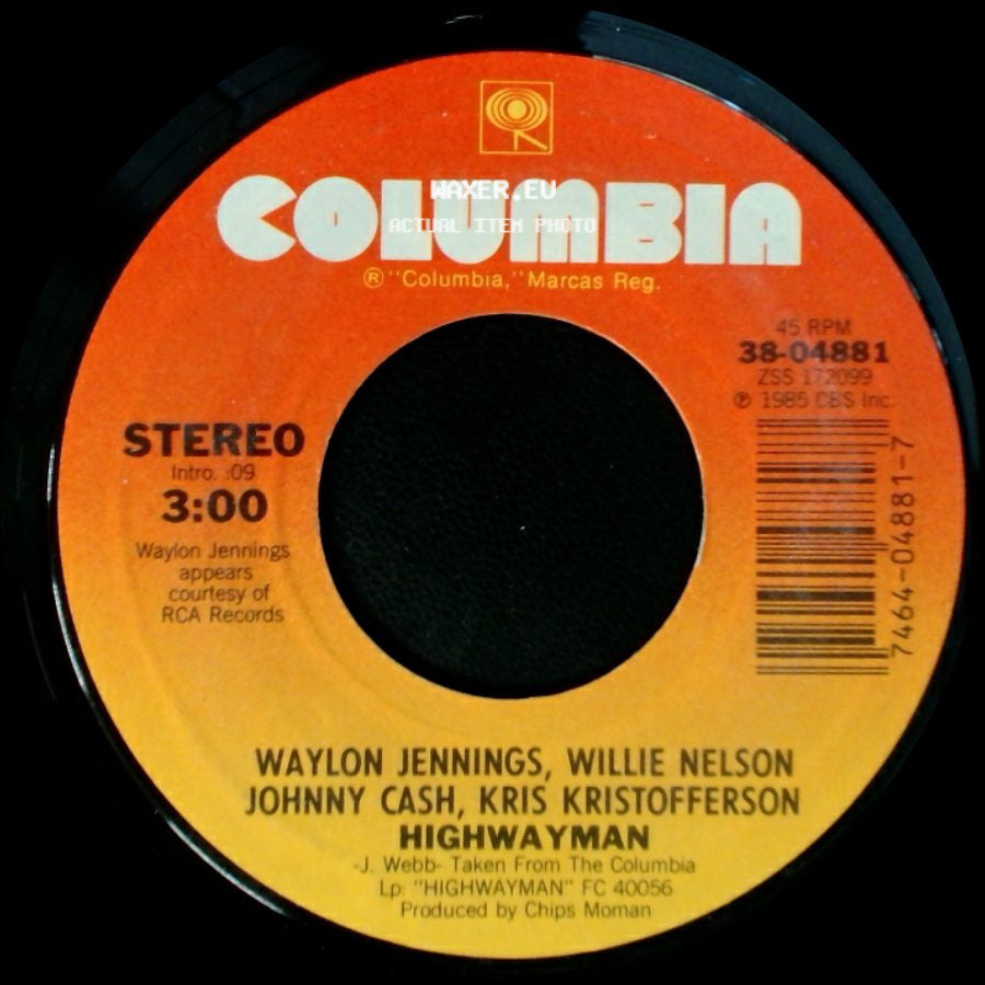 Johnny Cash & Willie Nelson / Waylon Jennings, Willie Nelson, Johnny Cash, Kris Kristofferson - The Human Condition / Highwayman side B