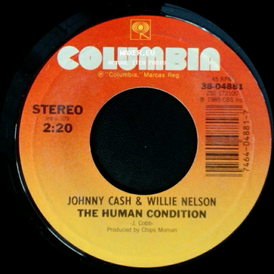 Johnny Cash & Willie Nelson / Waylon Jennings, Willie Nelson, Johnny Cash, Kris Kristofferson - The Human Condition / Highwayman side A