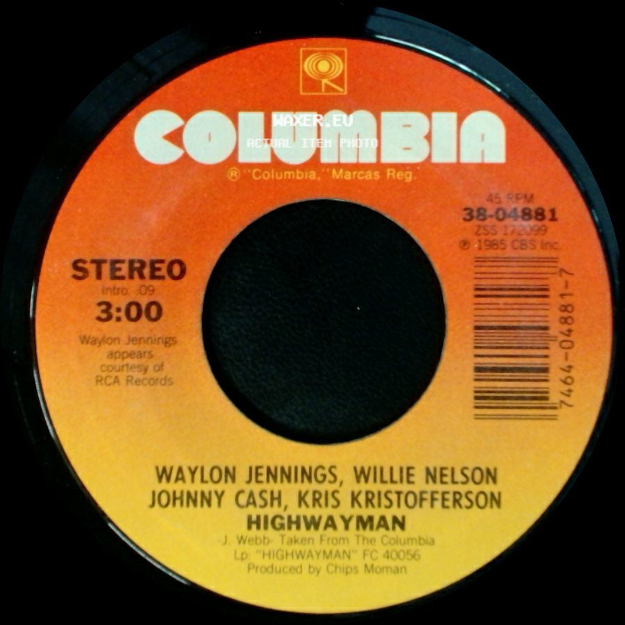 Johnny Cash & Willie Nelson / Waylon Jennings, Willie Nelson, Johnny Cash, Kris Kristofferson - The Human Condition / Highwayman side B